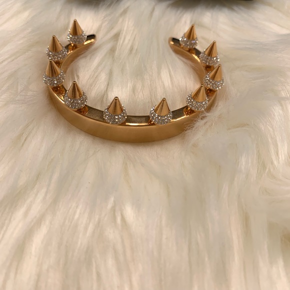 Vita Fede gold crystal bangle size m - Picture 3 of 6